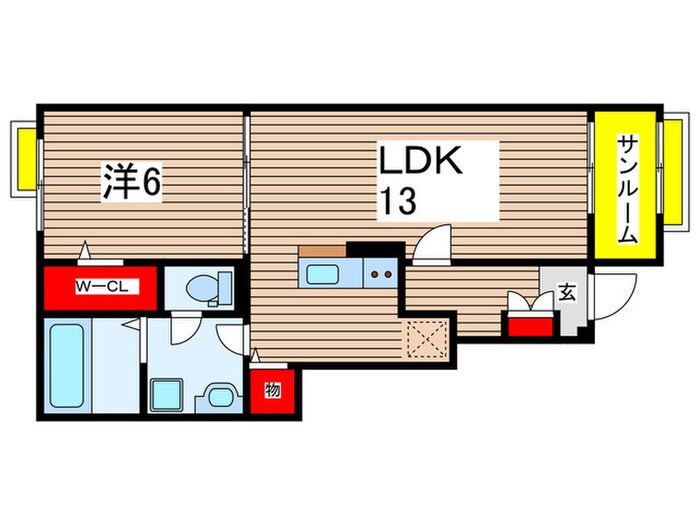 間取り図 Grace mobara A