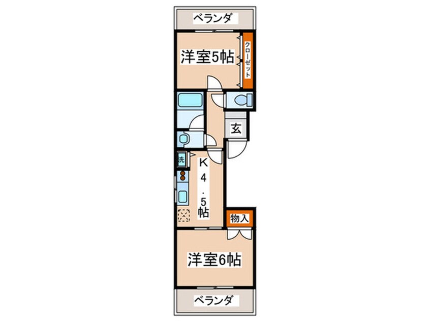 間取図 エトワール２１