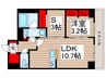 S-RESIDENCE原木中山azure 1LDK+Sの間取り