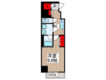 間取図 S-RESIDENCE原木中山azure