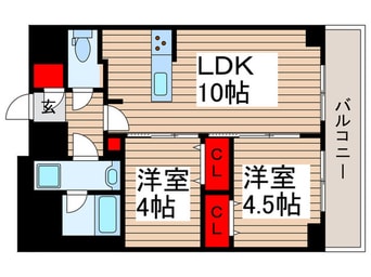 間取図 S-RESIDENCE原木中山azure