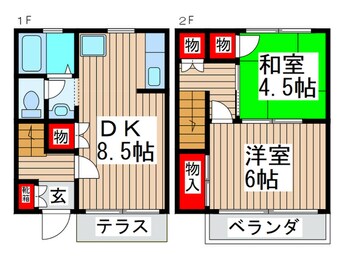 間取図 ティエラ・コ－トＵ