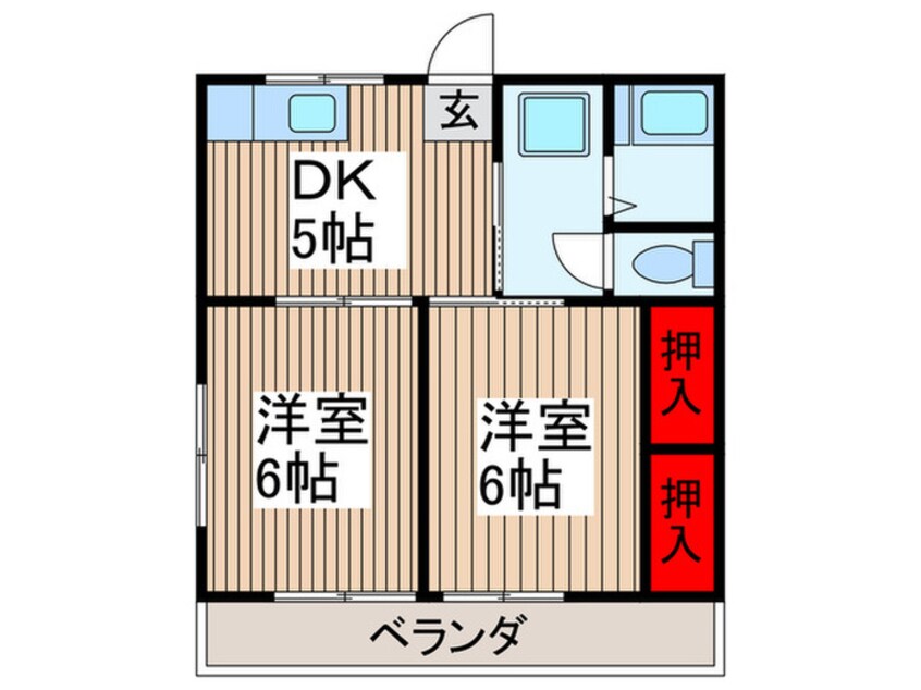 間取図 板橋コ－ポ