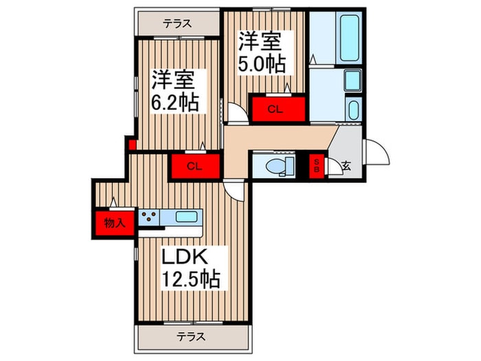 間取り図 仮)川口市戸塚3丁目　新築PJ