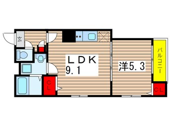 間取図 Ｒｅｌａｃｈｅ新宿