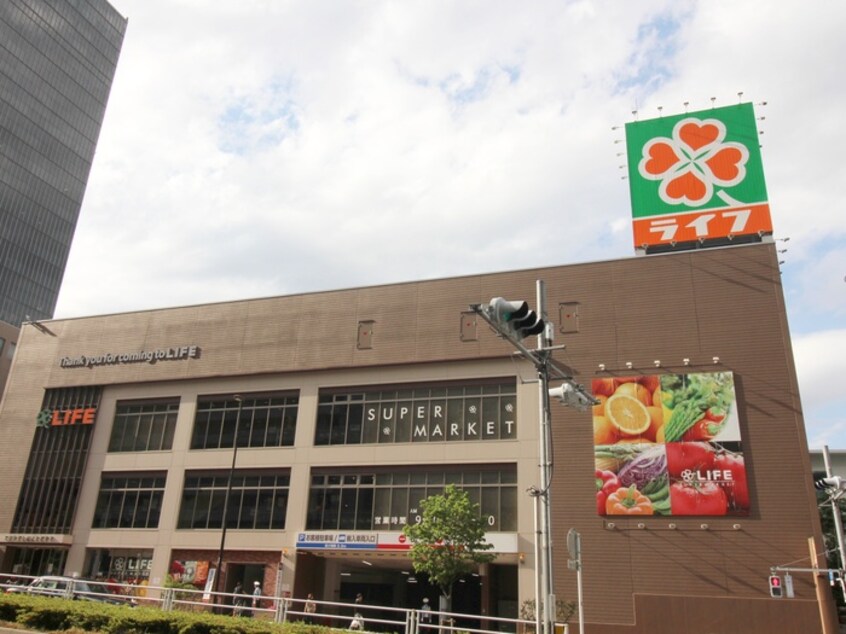 ライフ　中野坂上店(スーパー)まで447m 益谷ハイツ