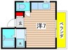 パ－クイ－スト多摩川 1Rの間取り