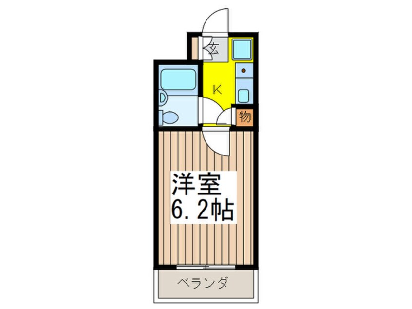 間取図 サンパレス吉祥寺（４０８）