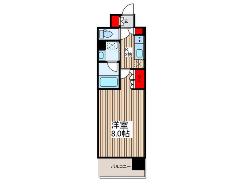 間取図 ドゥーエ三ノ輪Ⅱ