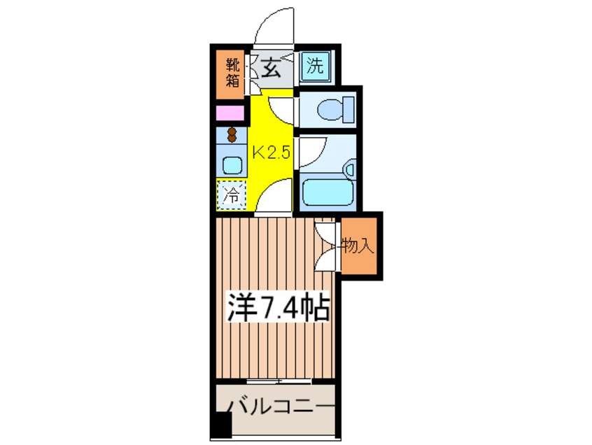 間取図 プライムアーバン日本橋茅場町
