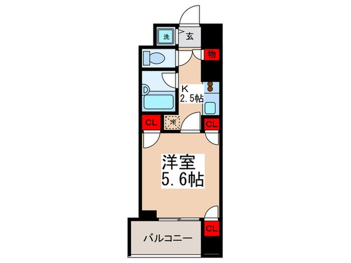 間取り図 プライムアーバン日本橋茅場町