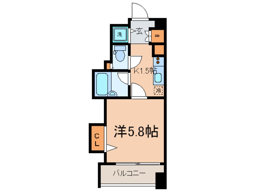 間取図 プライムアーバン日本橋茅場町