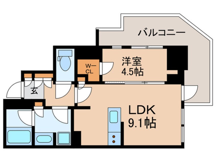 間取図 オーパスレジデンス中板橋