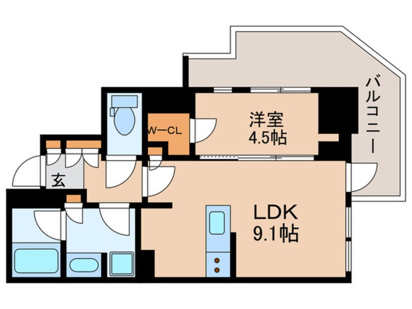 間取図 オーパスレジデンス中板橋