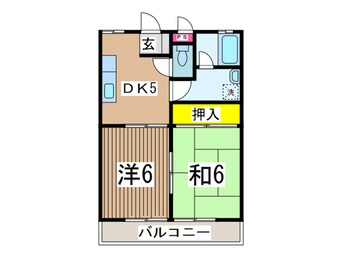 間取図 アオ－ラ２１