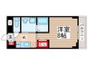 エミネンスおおたかの森 1Kの間取り