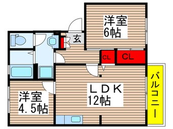 間取図 シトラスＦ棟