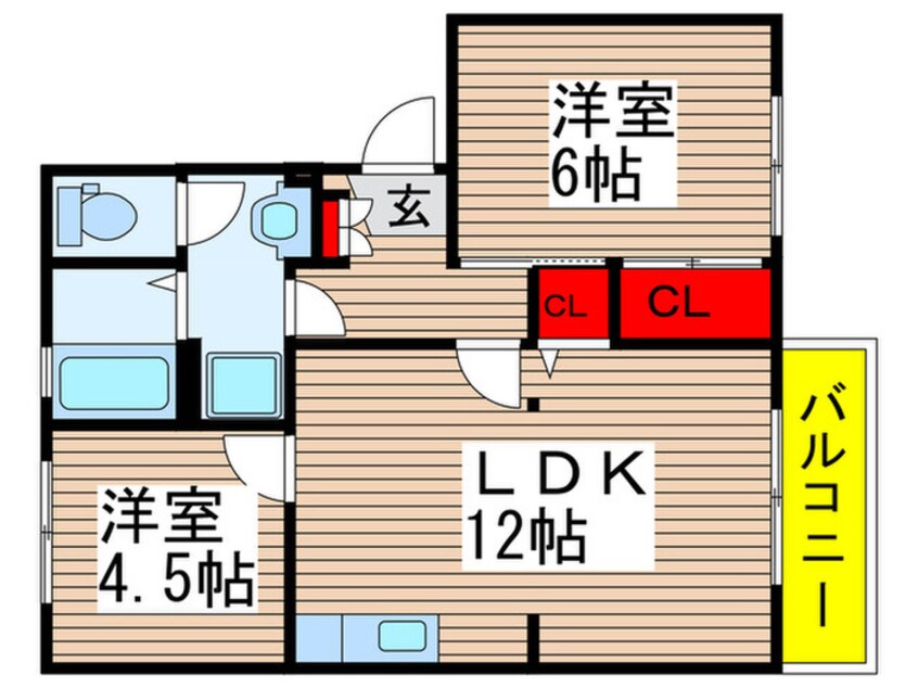 間取図 シトラスＦ棟