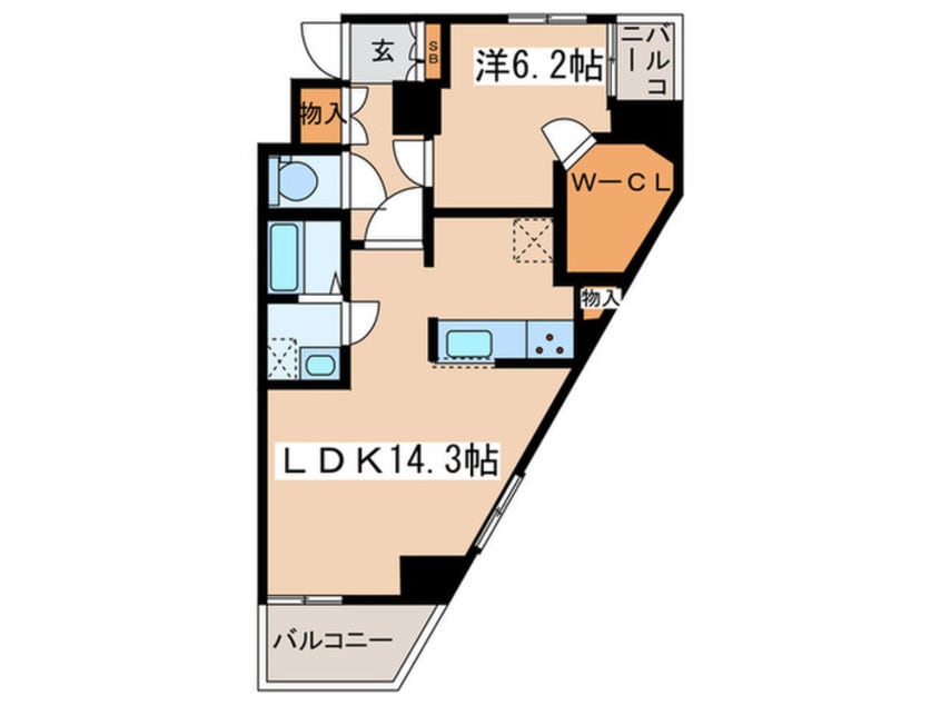 間取図 ＡＲＫＭＡＲＫ上北沢