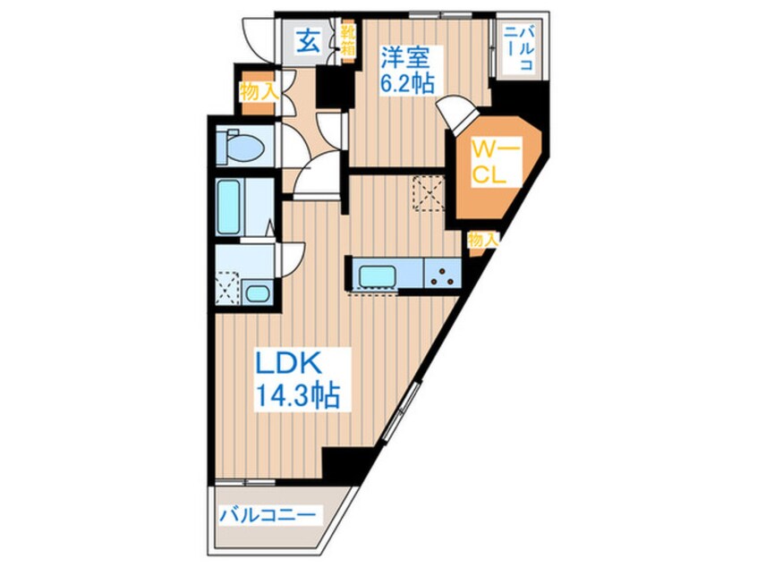 間取図 ＡＲＫＭＡＲＫ上北沢