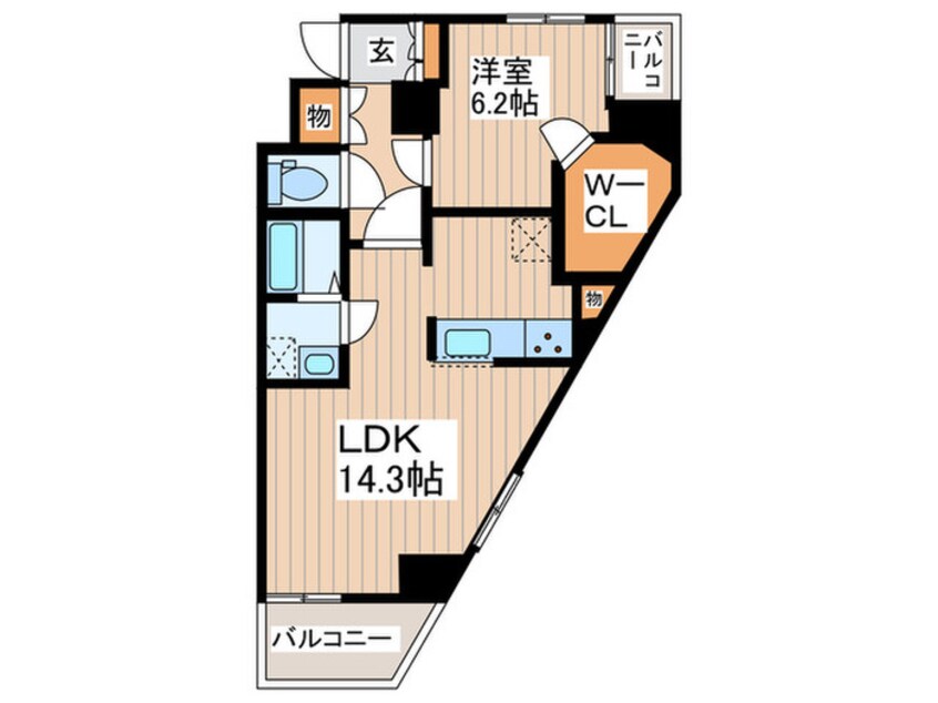 間取図 ＡＲＫＭＡＲＫ上北沢