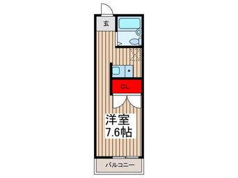 間取図 コートビレッジアサカ