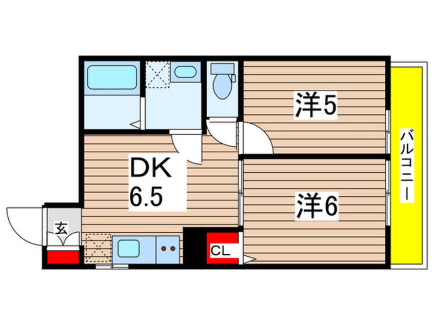 間取図 モンステラ下田
