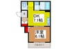 ウィズ　スタイル 1DKの間取り