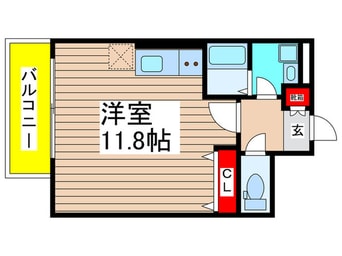 間取図 モクシオン稲毛小仲台