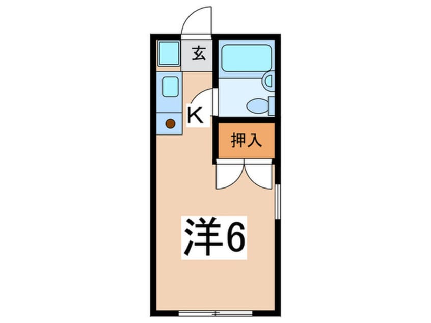 間取図 キャッスル旭ヶ丘Ｂ棟