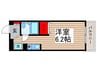 秋本ビルディング 1Rの間取り