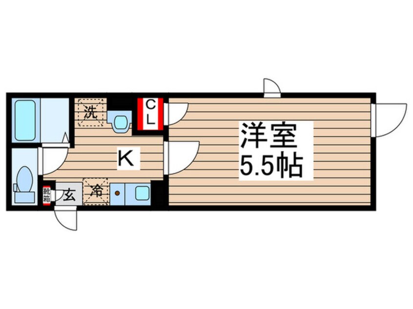 間取図 リベルテ平井