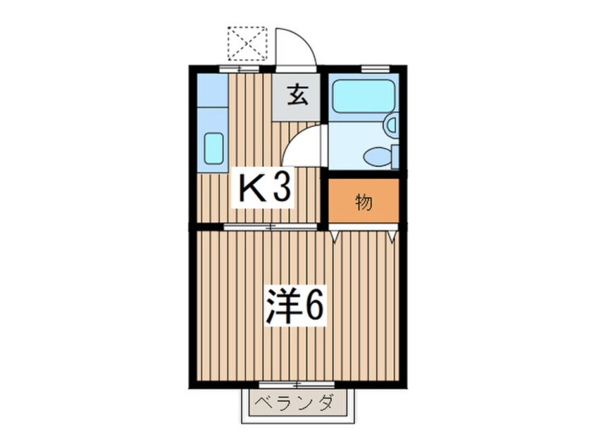 間取図 コ－ポサンライズ