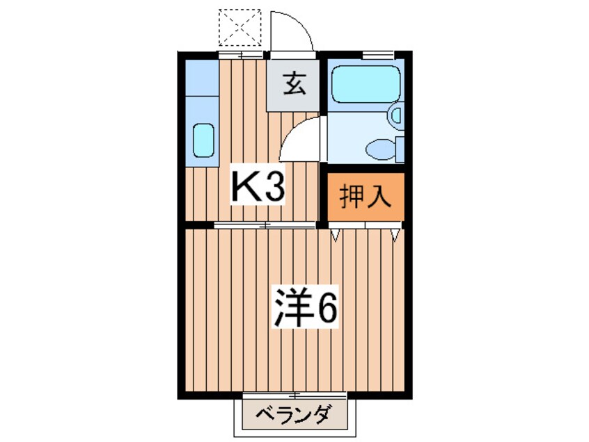 間取図 コ－ポサンライズ