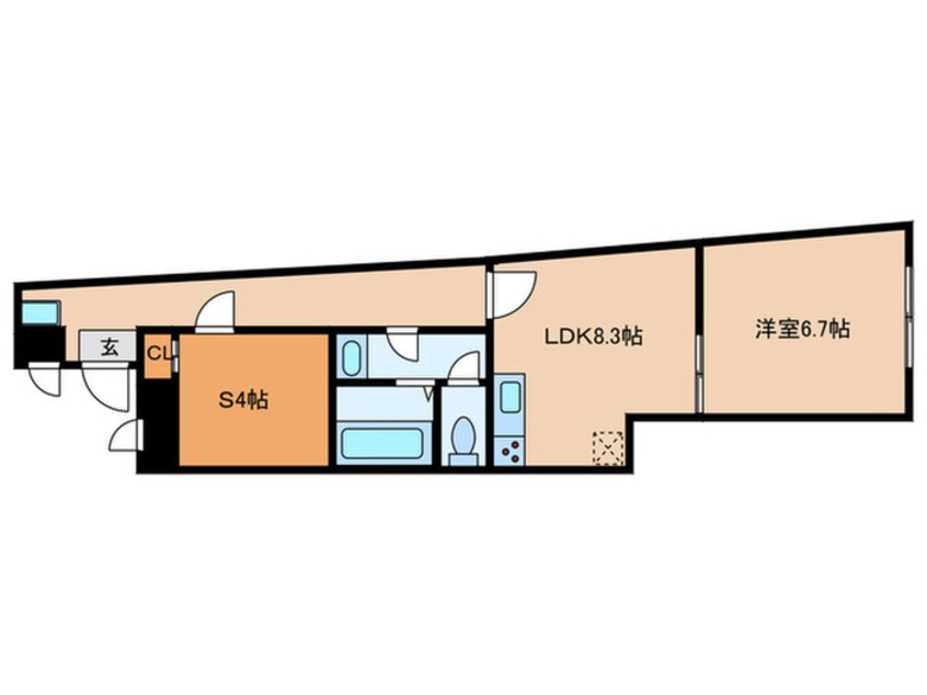 間取図 スカイヒルズ徳丸