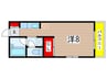 ＭＦコーポ７　Ｂ 1Rの間取り
