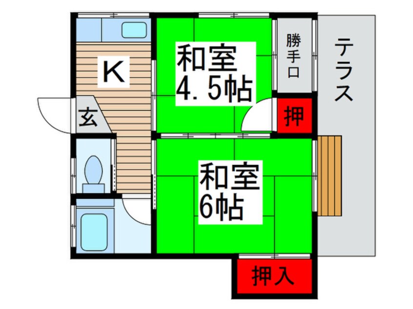 間取図 ふくみ荘