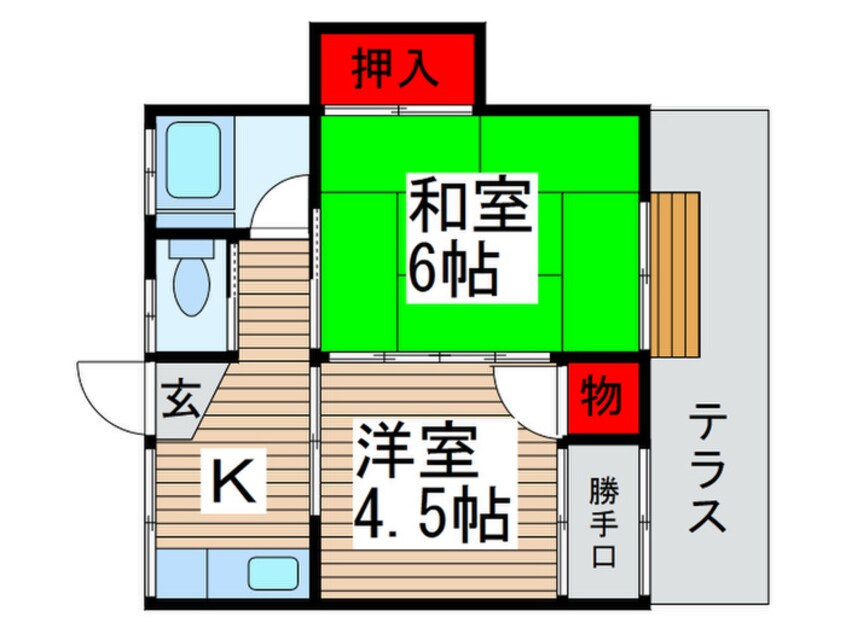 間取図 ふくみ荘