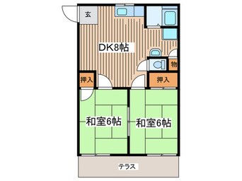 間取図 いずみハイツ