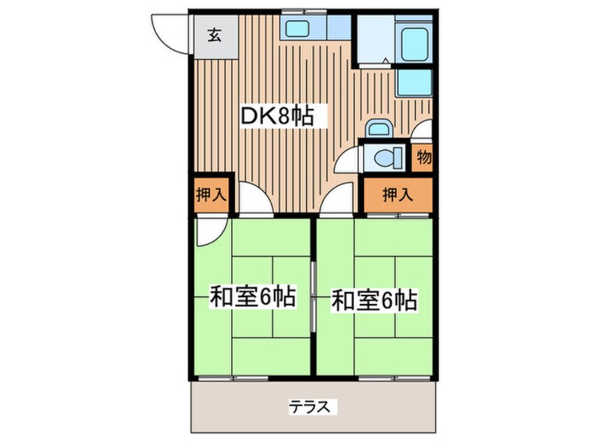 間取図 いずみハイツ