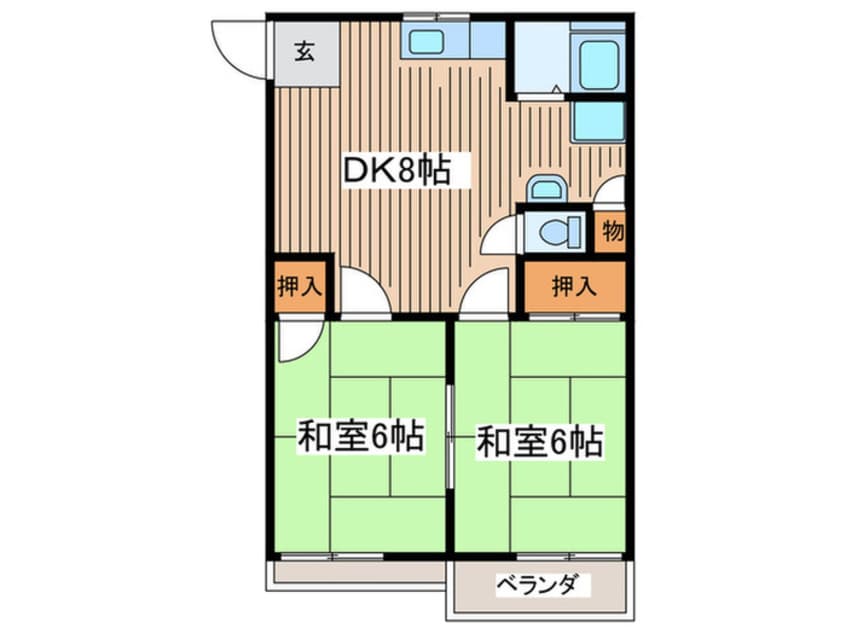 間取図 いずみハイツ