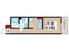 the trias kashiwa 1Rの間取り