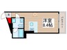 the trias kashiwa 1Rの間取り