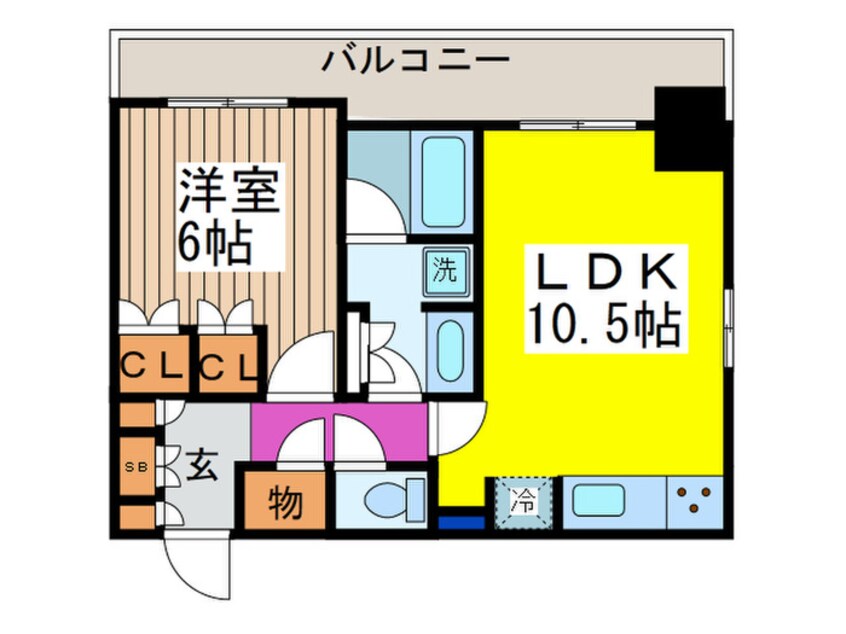 間取図 ﾊﾟｰｸｱｸｼｽ東日本橋ｽﾃｰｼｮﾝｹﾞｰﾄ