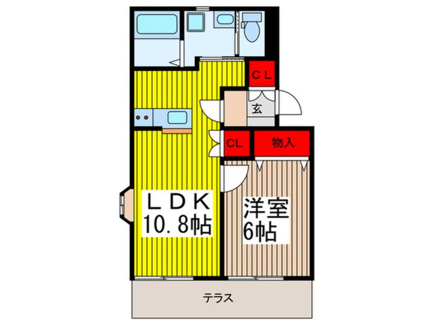 間取図 メゾンヒラノ