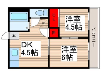 間取図 ココブランチ