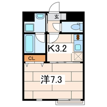 間取図 グレイス多摩川壱番館