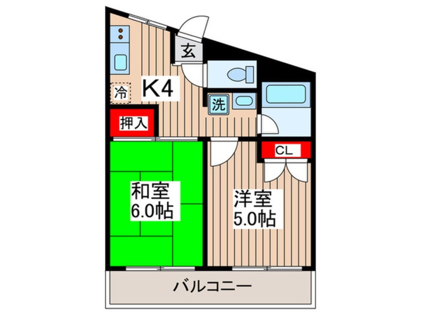 間取図 クレストパレス