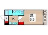 エストゥルース亀有(208) 1Kの間取り