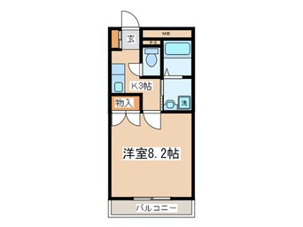 間取図 ｱﾝﾌﾟﾙｰﾙ ﾌｪｰﾙ ﾌﾞｩﾙｼﾞｮﾝ